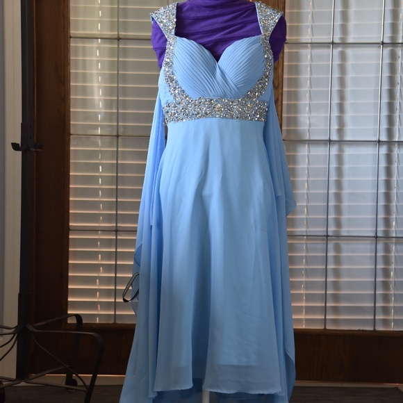 Blue Flowy Dress - Picture 1 of 3